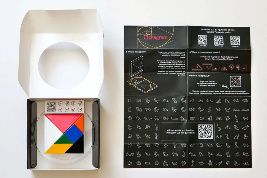 Pickagram Magnetic 3D Art Puzzle