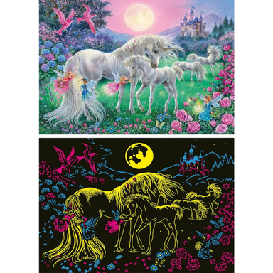 Unicorns in the Moonlight 100pc Puzzle