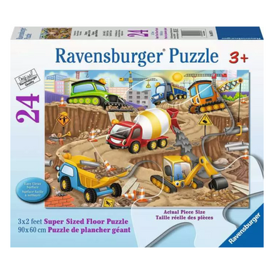 03077 Construction Fun 24pc Puzzle