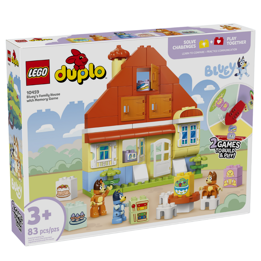 10459 Bluey&rsquo;s Family House with Memory Game