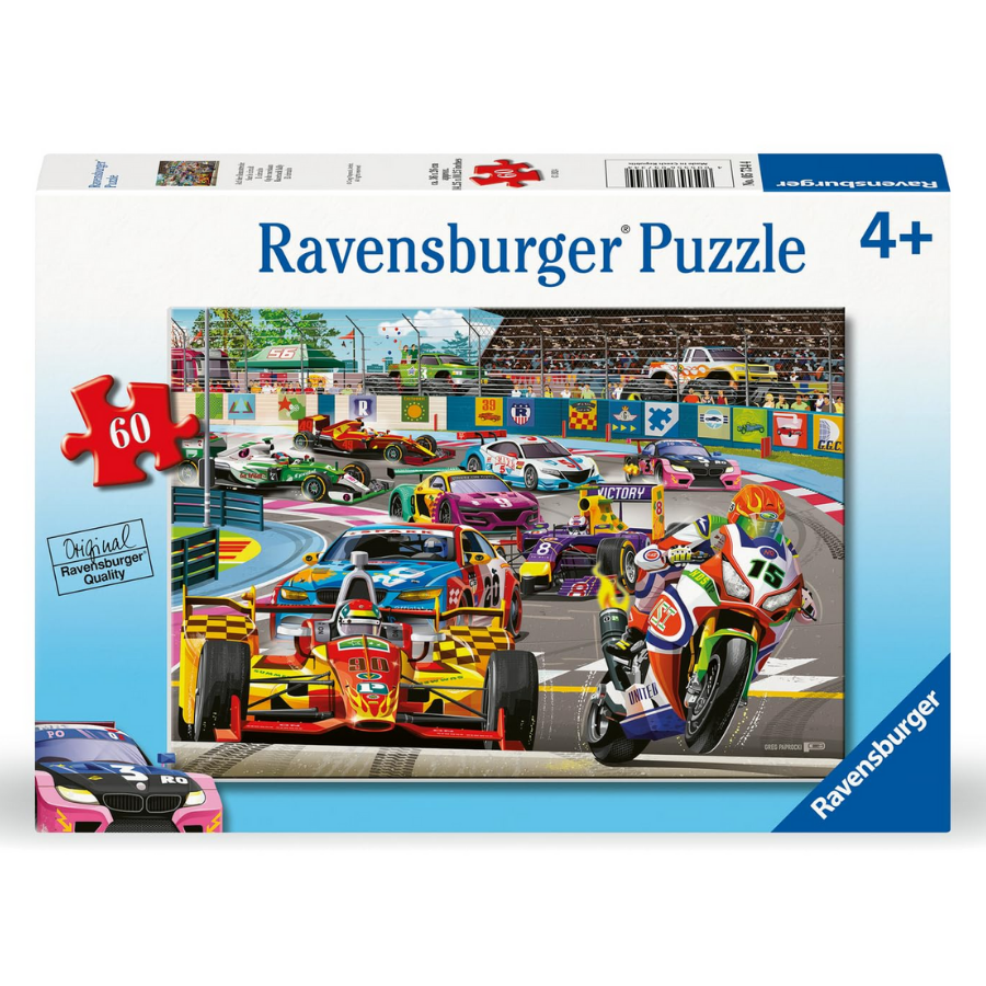 Racetrack Rally 60pc Puzzle