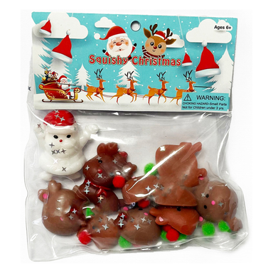 Zaba Squishy Santa &amp; Reindeer Set