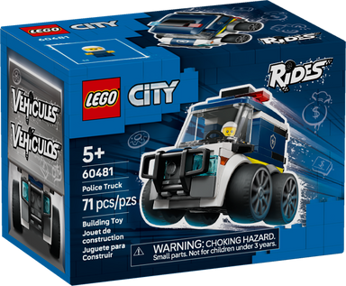 LEGO&reg; City Rides &ndash; Police Truck Toy Building Set 60481