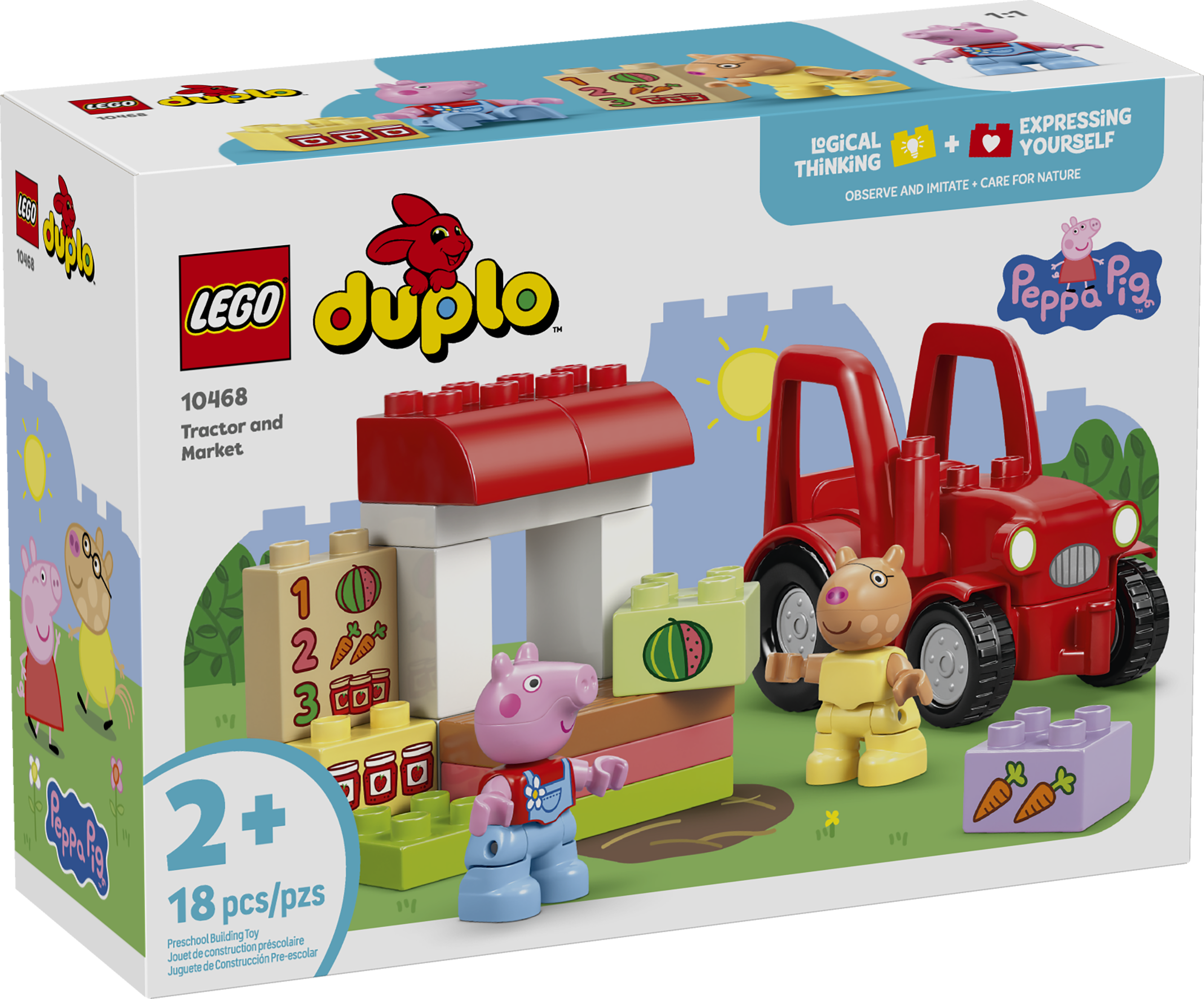 10468 LEGO&reg; DUPLO&reg; Peppa Pig Tractor and Market