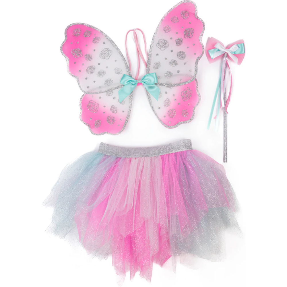 Think Mint Pink Skirt, Wings &amp; Wand Size 4-6