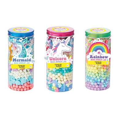 Bead Jewelry Jar Asst