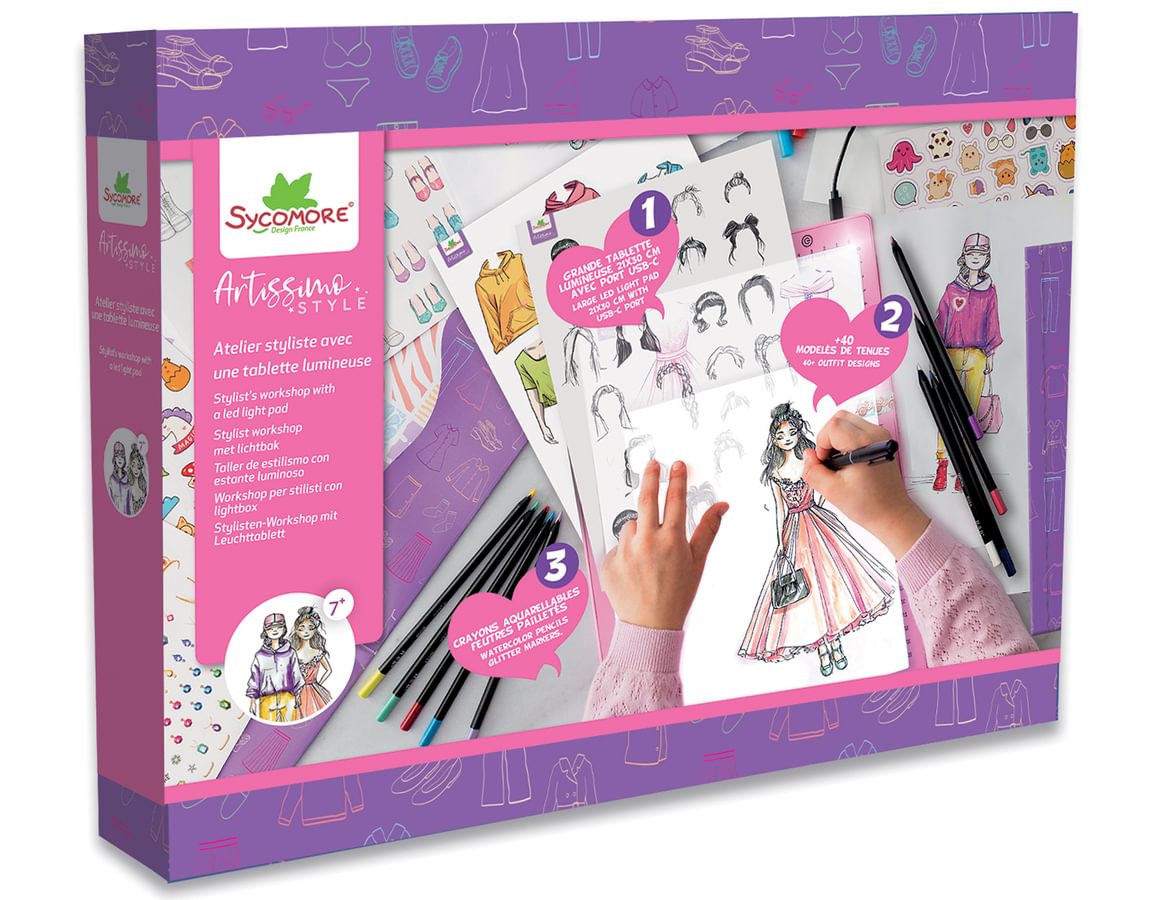 Sycomore Stylist's Workshop with LED Light Pad