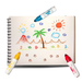 Jumbo Jots 8 Dual Tip Dinosaur Markers