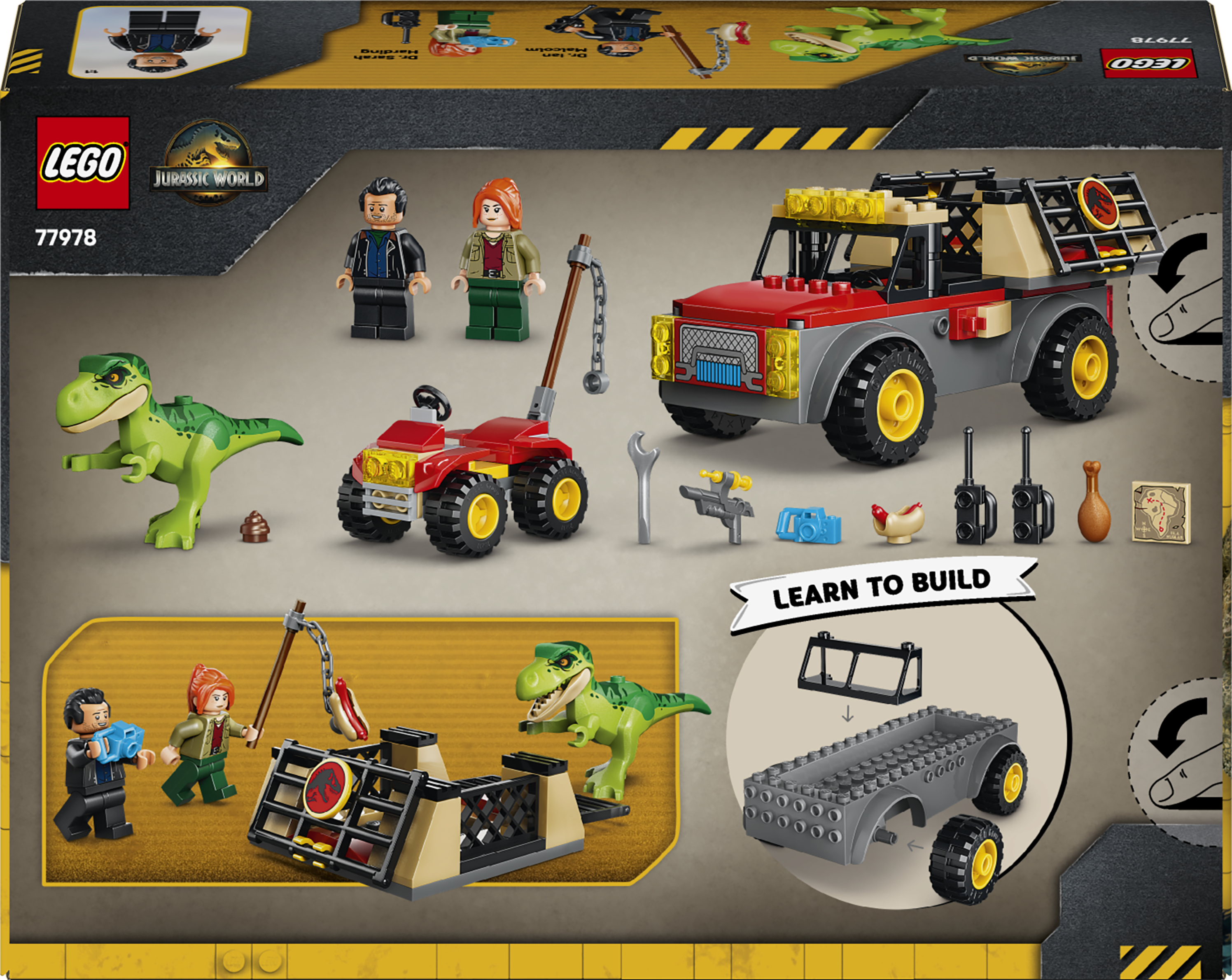 77978LEGO&reg; Jurassic World Young T. rex Transport Truck