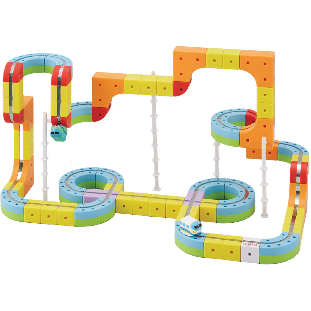 Rail Cube: Magnetic Monorail Deluxe Set