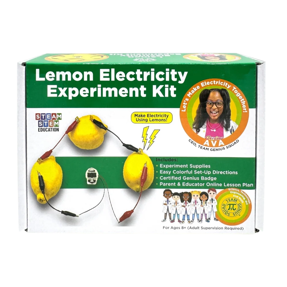 Lemon Electricity - STEM Experiment Kit - Make Electricity With Food