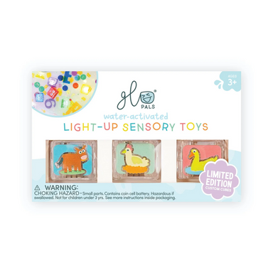 6pk Glo Pals Bath Cube: Farm