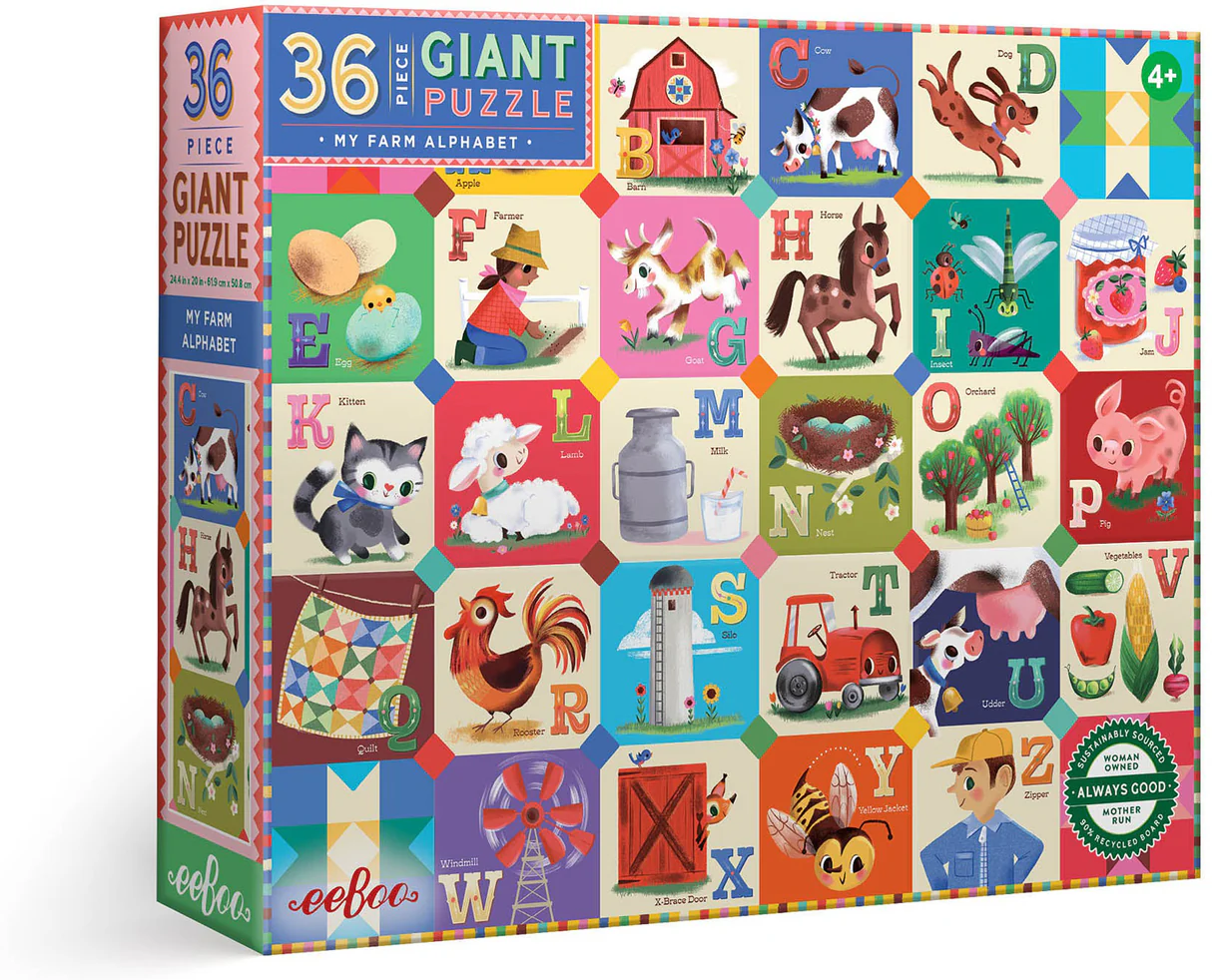 My Farm Alphabet 36pc Puzzle