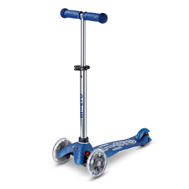 Micro Mini Glitter LED Scooter Navy