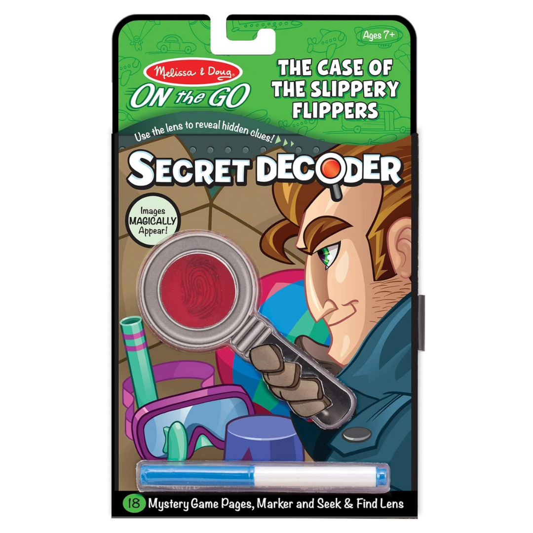 Case Of The Slippery Flipper Secret Decoder — Snapdoodle Toys & Games