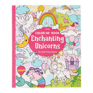 Color-in Book - Enchanting Unicorns