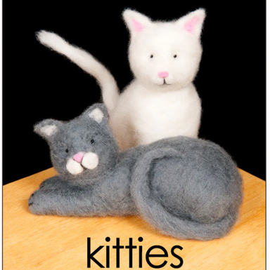 Kitties Felting Kit - Easy