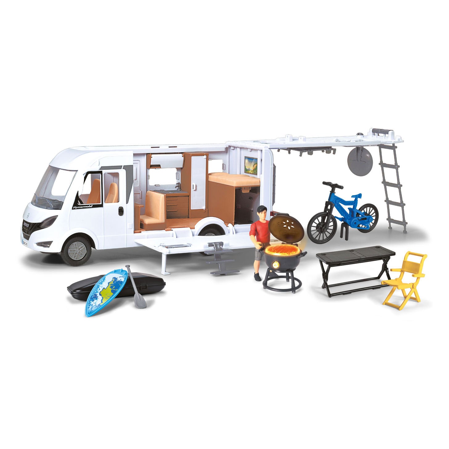 Dickie Toys Camper Set with lights &amp; sounds