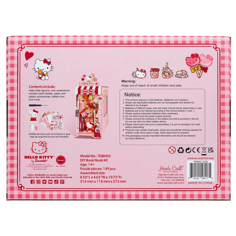 Hello Kitty&reg; Sweet Shop DIY Miniature Kit