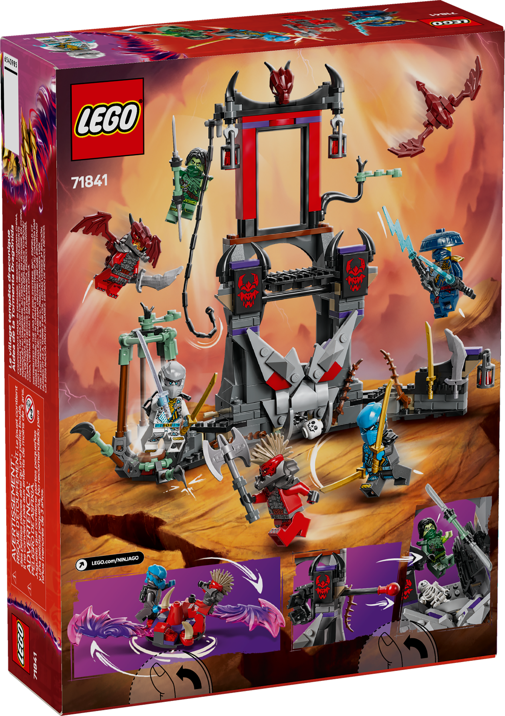LEGO&reg; NINJAGO&reg; Dragonian Storm Village (71841)