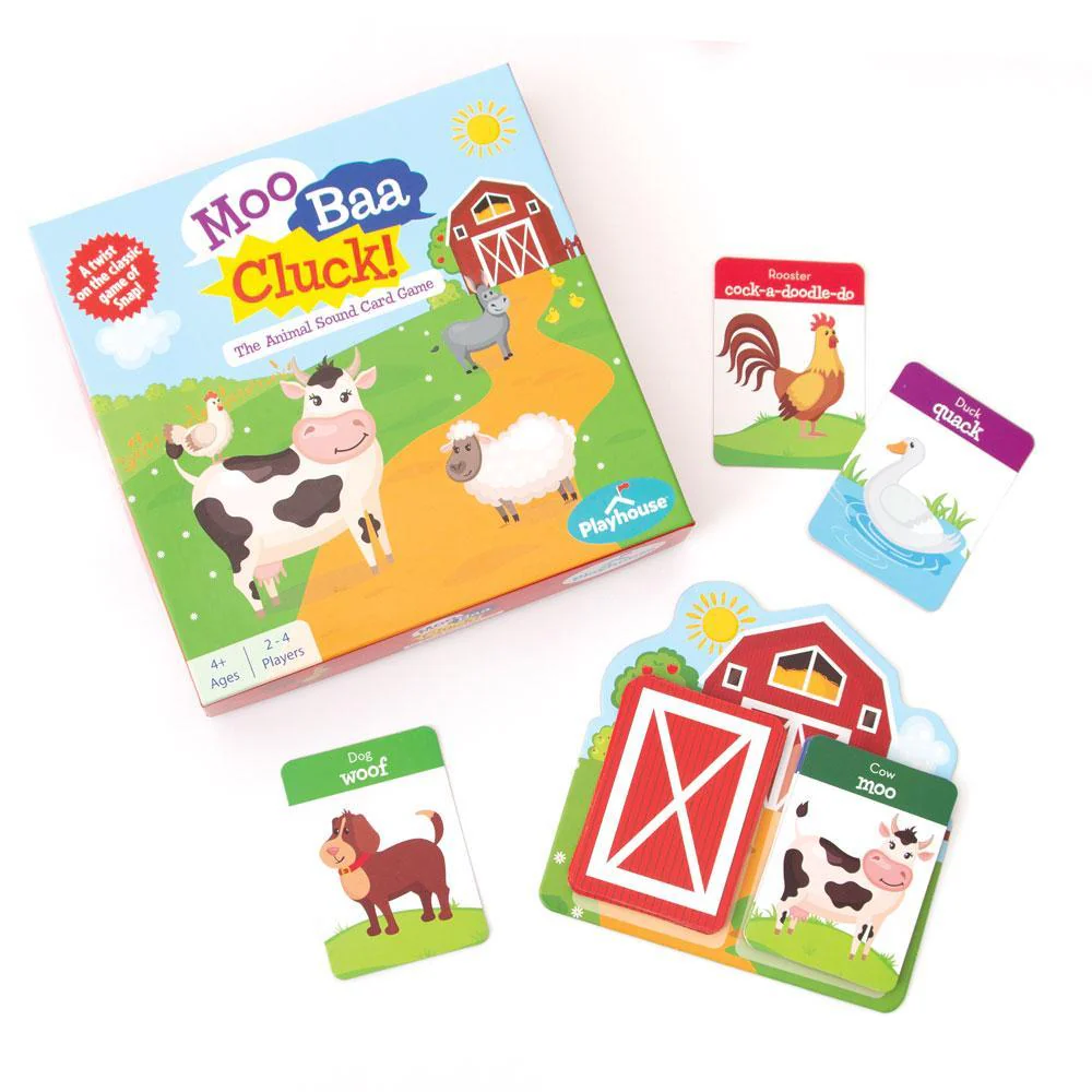 Farm Animal Snap Card Game