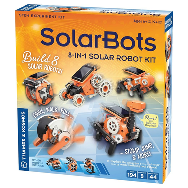 SolarBots: 8-in-1 Solar Robot Kit