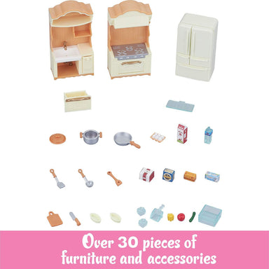 Calico Critters Kitchen and Fridge Play Set