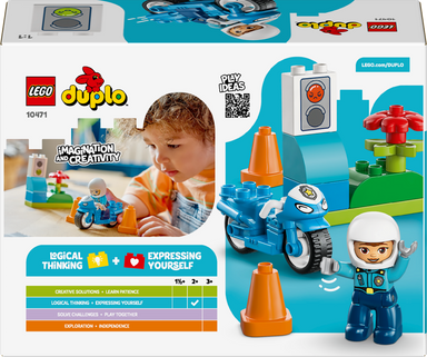 10471 LEGO&reg; DUPLO&reg; Town Blue Police Motorcycle