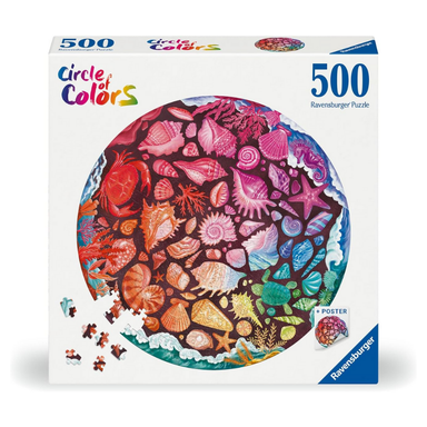 Seashells 500pc Round Puzzle