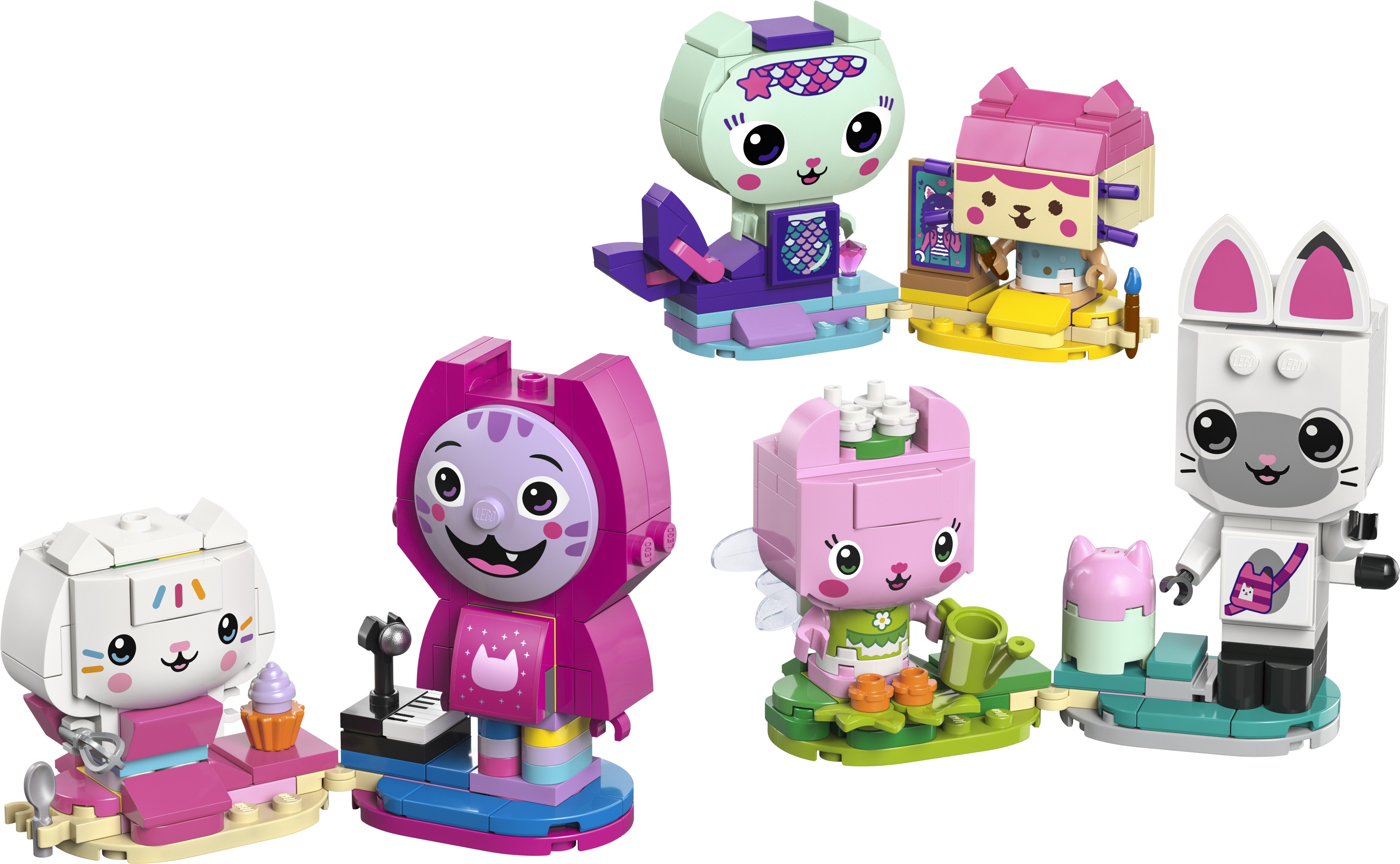 11215 LEGO&reg; Gabby&rsquo;s Dollhouse Gabby&rsquo;s Brick-Built Cat Friends