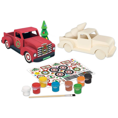 Holiday Truck Wood Paint Kit