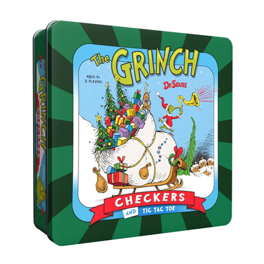 The Grinch Checkers and Tic Tac Toe