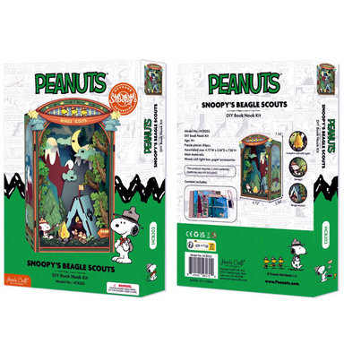 DIY Book Nook Kit: Peanuts Snoopy's Beagle Scouts