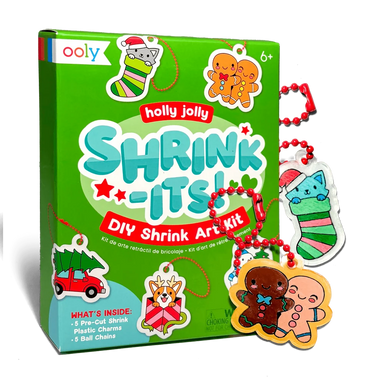 Shrink-Its! Mini DIY Shrink Art Kit: Holly Jolly