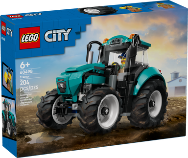 LEGO&reg; City Tractor Farm Toy Building Set and Minifigure 60498