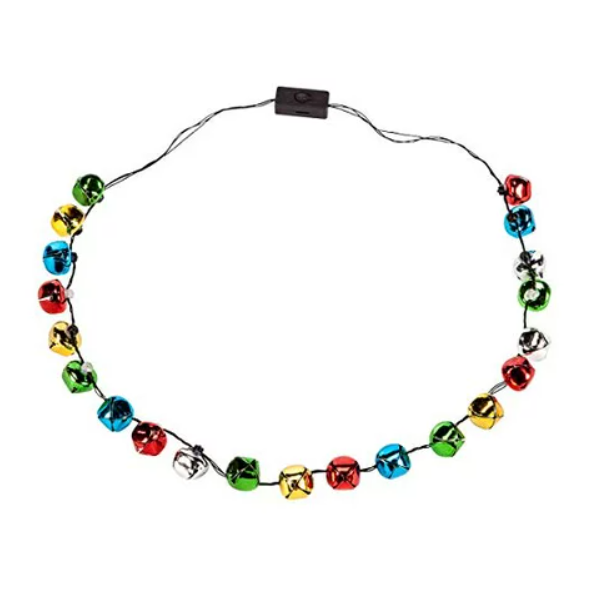 Light Up Jingle Bell Necklace