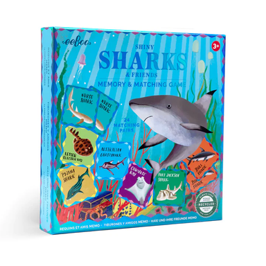 Shiny Sharks &amp; Friends Memory Match Game