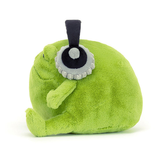 Ricky Rain Frog w/ Headphones