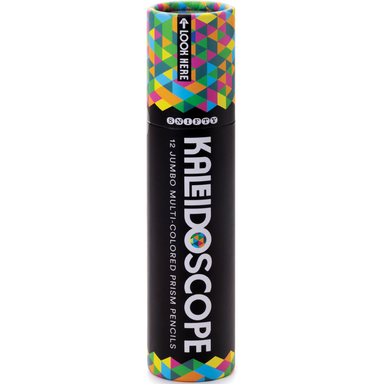 Kaleidoscope Jumbo Multi-Colored Prism Pencils