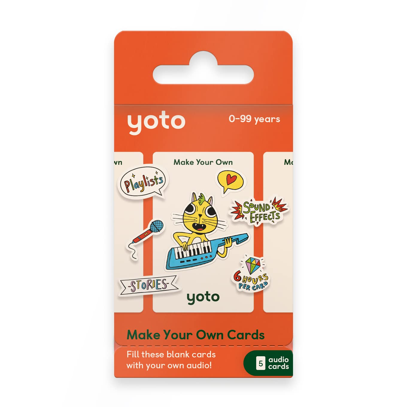 Yoto Cards: Make-Your-Own 5pk