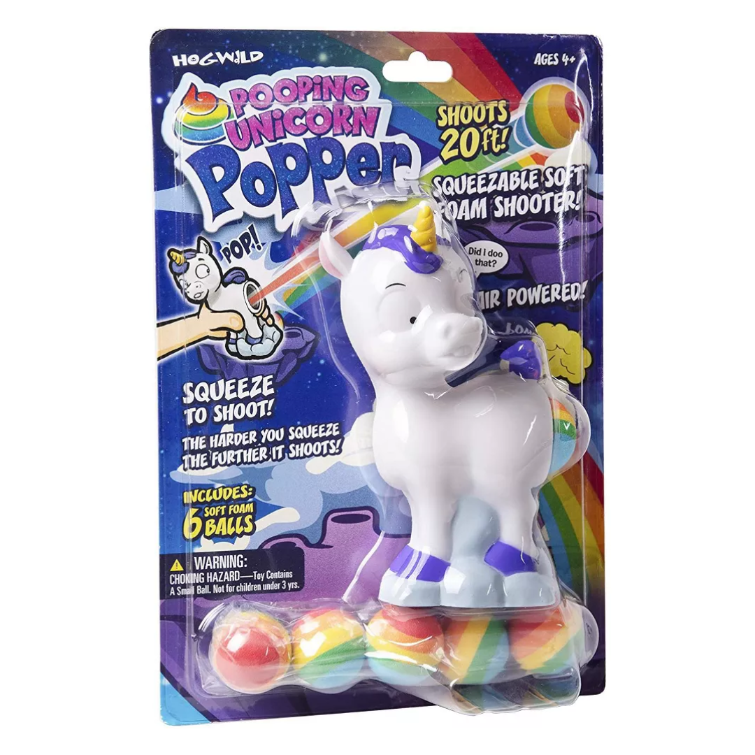 Poopin' Unicorn Popper