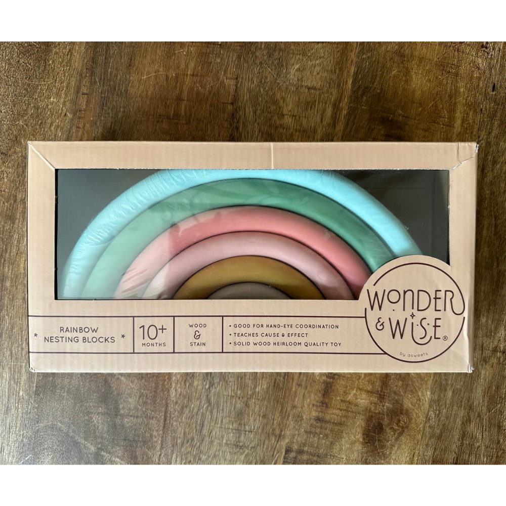 Rainbow Nesting Blocks — Snapdoodle Toys & Games