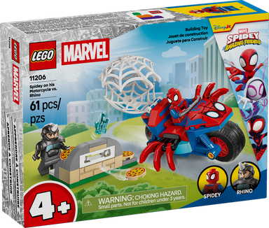 11206LEGO&reg; ǀ Marvel Spidey And His Amazing Friends Spidey on his Motorcycle vs. Rhino