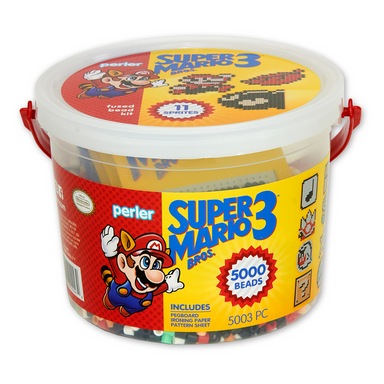 Super Mario Perler Bead Bucket