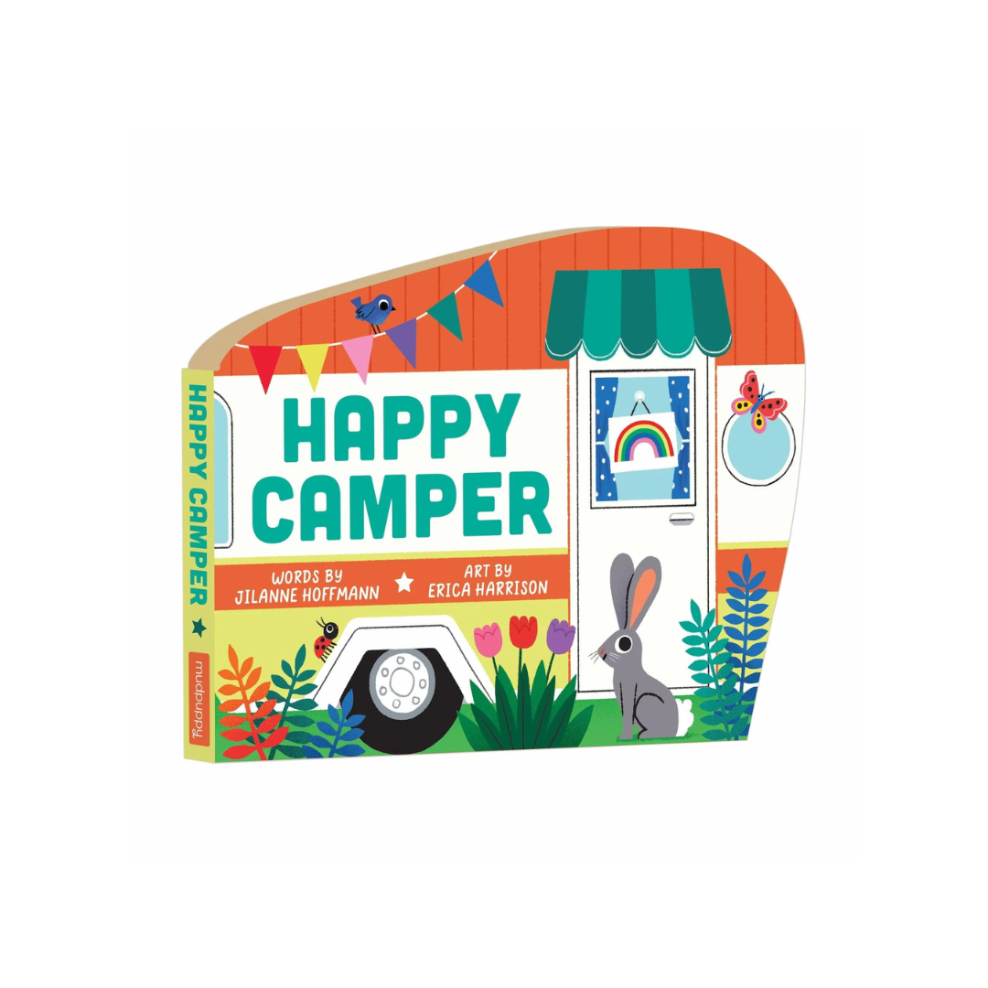 Happy Camper Shaped Board Book