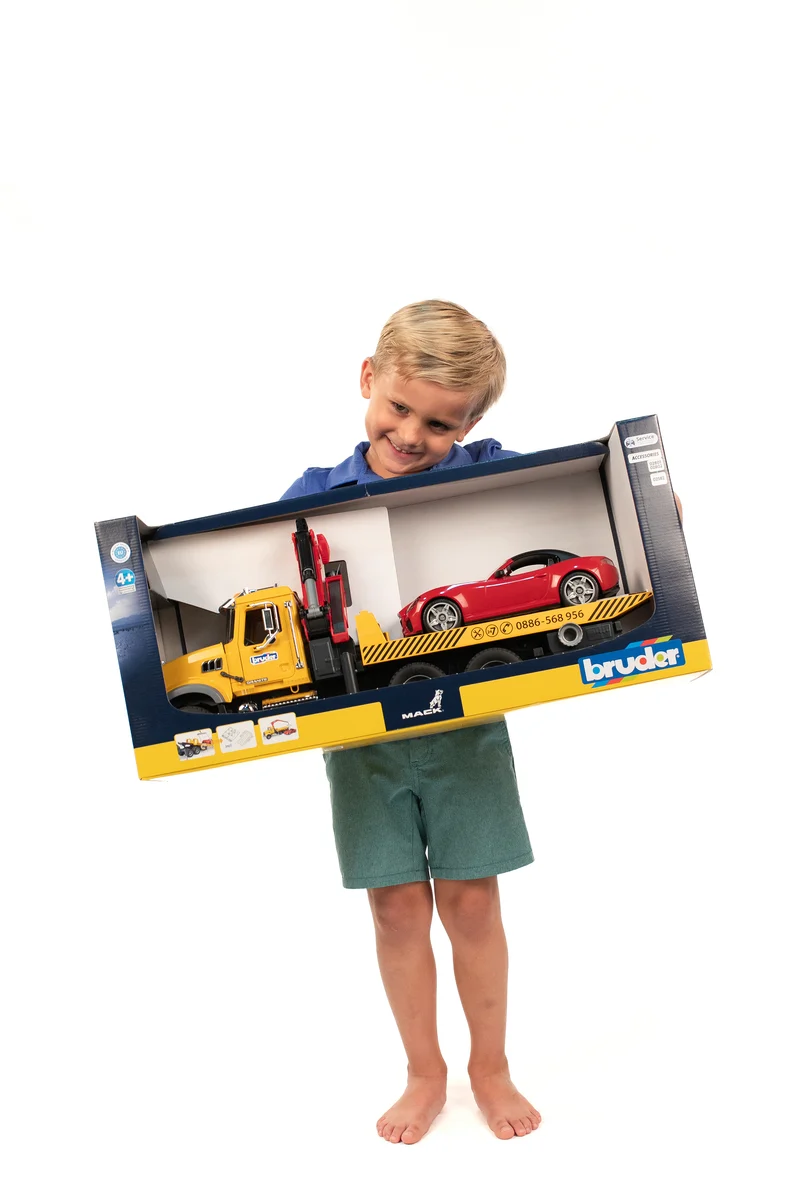Bruder Granite Tow Truck with Roadster (02829)
