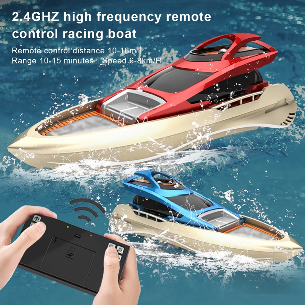 RC Mini Motor Yacht: Red