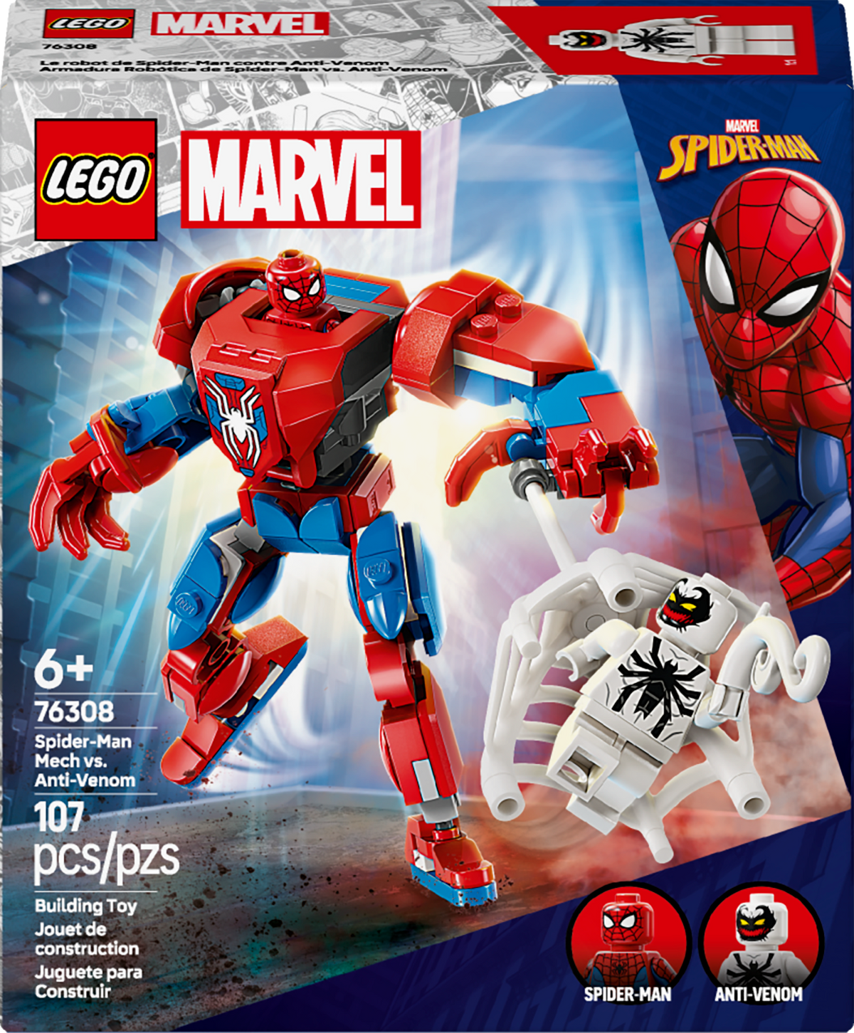 LEGO® Marvel Spider-Man Mech vs. Anti-Venom 76308 — Snapdoodle