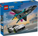 LEGO&reg; City Jet vs. Car &ndash; Toy Cars and Jet Toy Playset - 60489