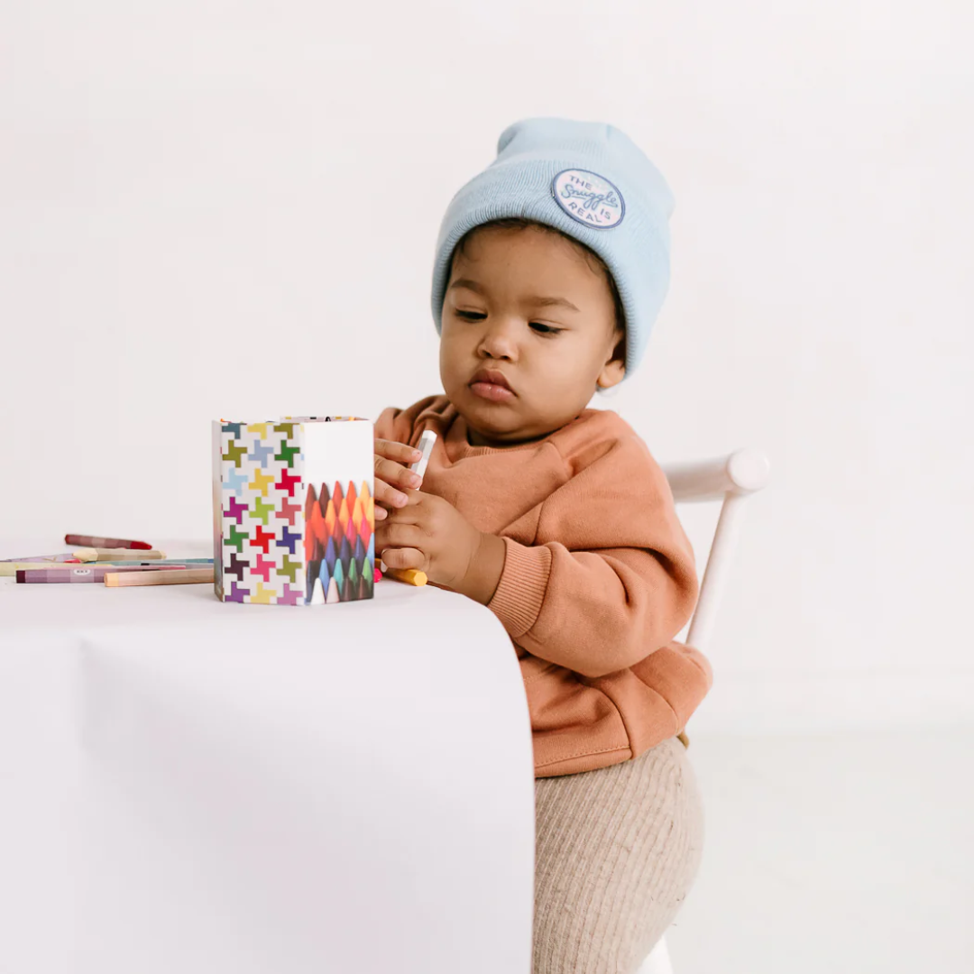 Toddler Beanie with Patch Asst.